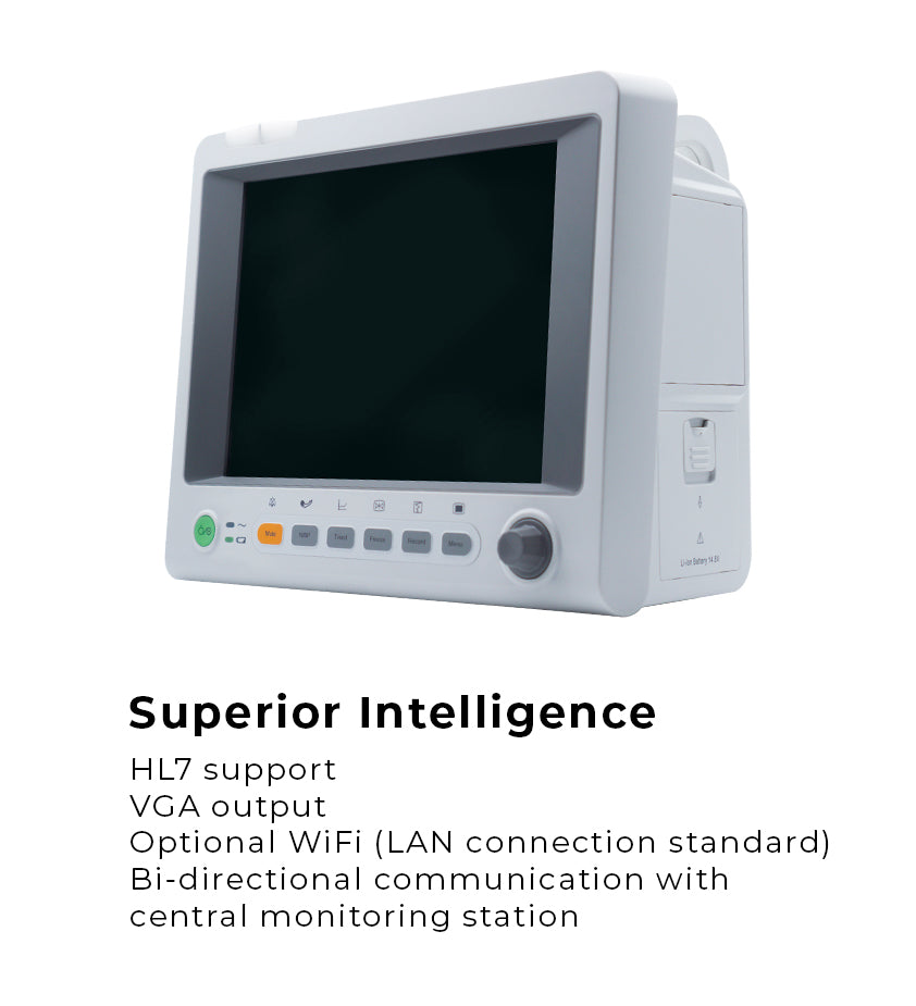 Edan iM60 10-inch touch screen patient monitor