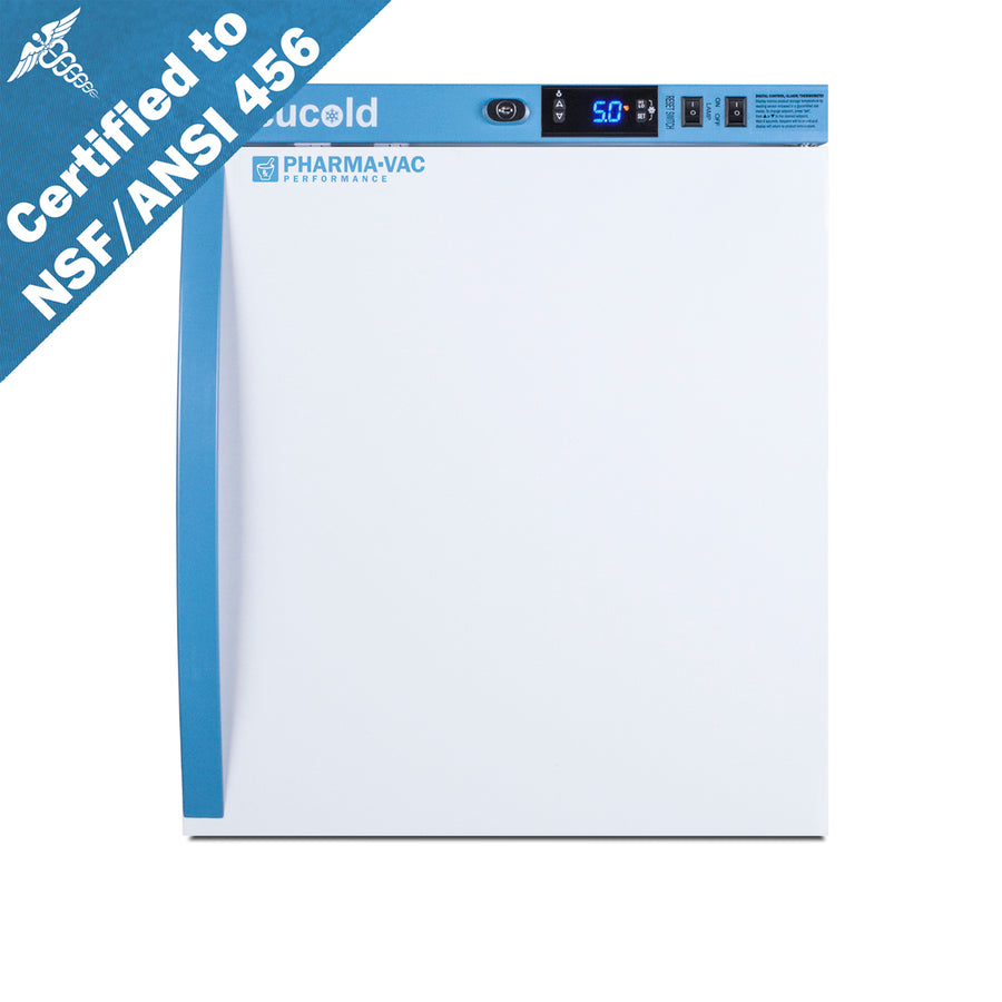 Accucold ARS1PV456 NSF/ANSI 456 certified