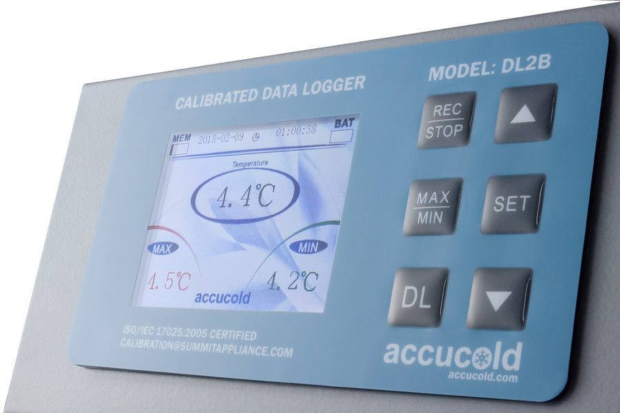 Accucold DL2BKIT LCD display detail