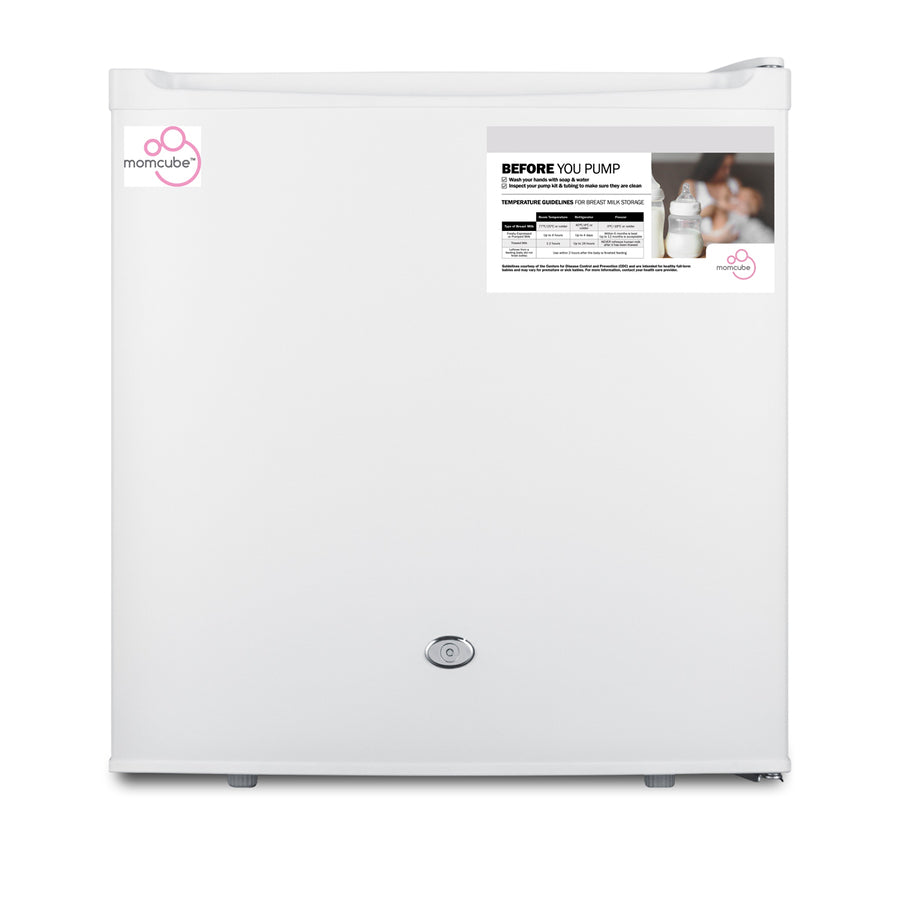 Accucold MOMCUBE MC2 compact breast milk refrigerator, front