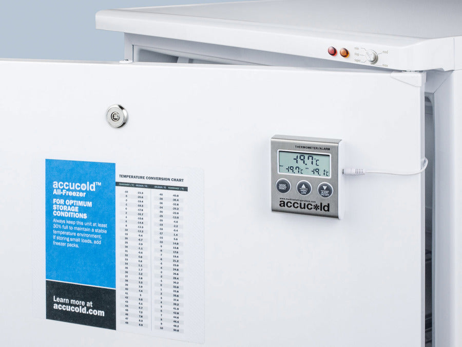 Accucold VT65MLMED door-mounted alarm display