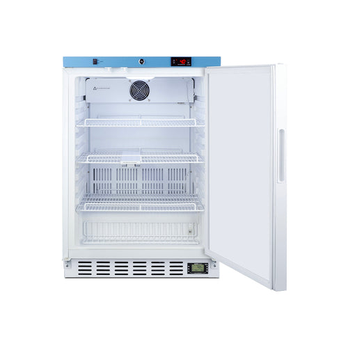 Accucold ACR51W door open showing shelves
