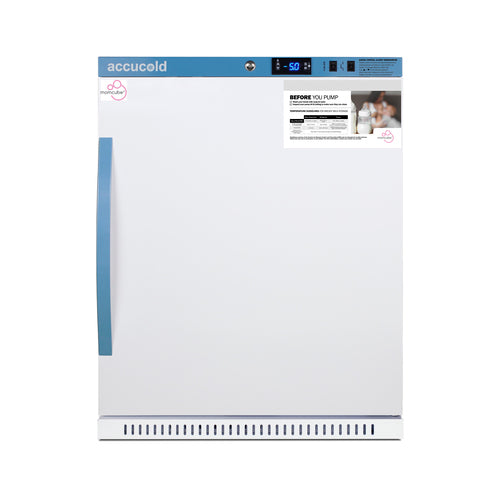 Accucold MOMCUBE AFZ5PVBIADAMC breast milk freezer, front
