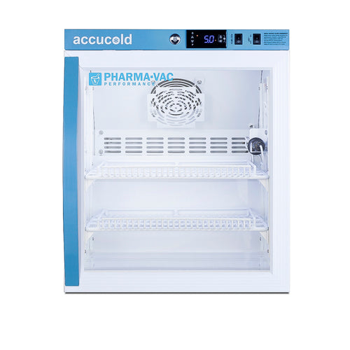 Accucold ARG2PV compact vaccine refrigerator, glass door
