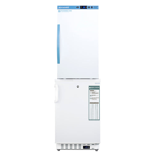 Accucold ARS3PV-ADA305AFSTACK stacked vaccine refrigerator freezer front