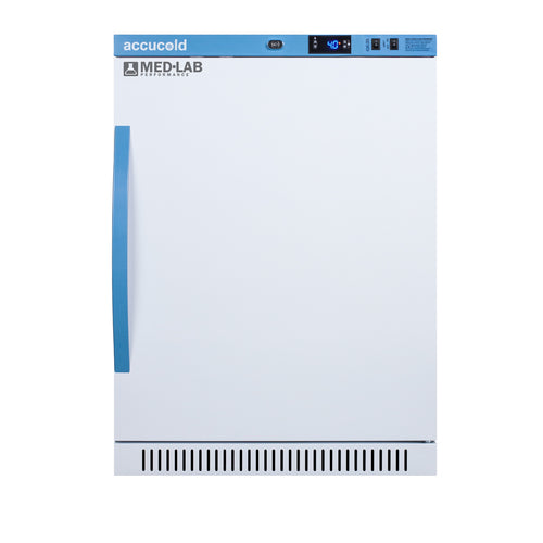 Accucold Med-Lab ARS6ML solid door refrigerator, front