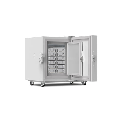 Accucold AULT50PS loaded with freezer boxes