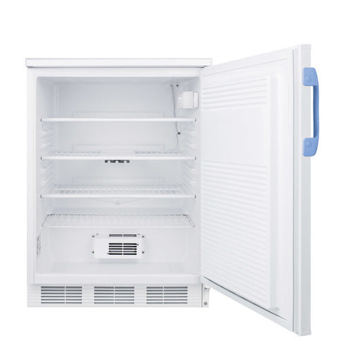 Accucold FF7LWBIMED2 door open with shelves