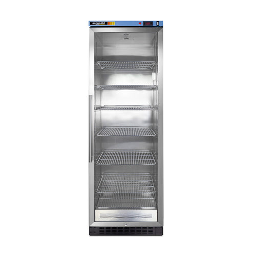 Accucold PTHC155GCSS complete stainless blanket warmer, front view