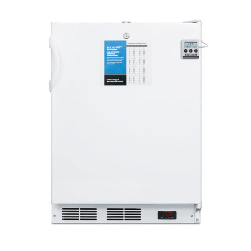 Accucold VT65MLMEDADA ADA height freezer, front