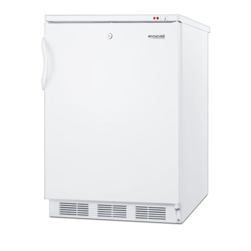 Accucold VT65ML freezer, angled view