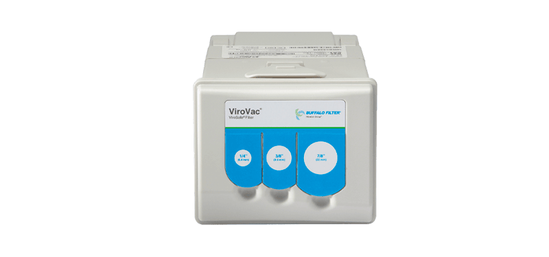 ViroSafe ViroVac VS353 3-port filter included with the VV120 smoke evacuator