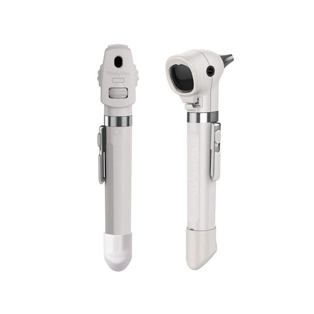 Welch Allyn Pocket Plus Diagnostic Set, Includes: Ophthalmoscope, Fiber-Optic Otoscope, LED, 2.5V (92880-WHT)