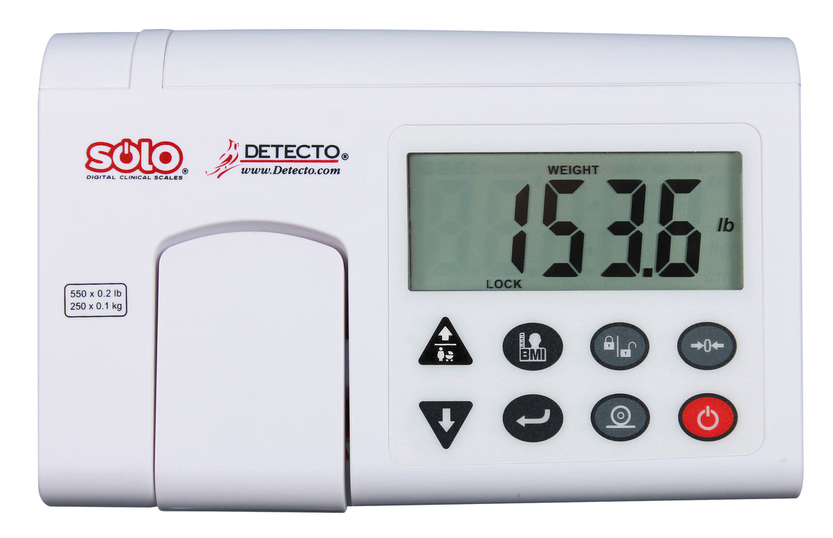 Detecto solo Digital Clinical Scale with Height Rod - view 3