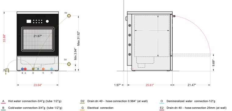 Tuttnauer Tiva8-L Laboratory Glassware Washer - specifications