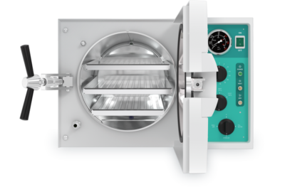 Tuttnauer TVET 9M Veterinary Manual Autoclave - open door