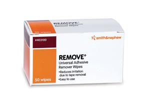 Adhesive Remover Wipes, 50/pkg, 20 pkg/cs