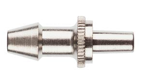 Metal Male Luer Slip Connector, Barbed End, 10/pk
