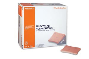 Non-Adhesive Dressing, Hydrocellular, 2 x 2" 10/bx 6 bx/cs