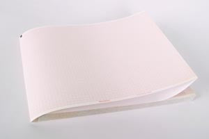Printer Paper, 8¼ x 5½" For AT10/SP10 Red Grid 150 sheets/pad 10 pads/cs