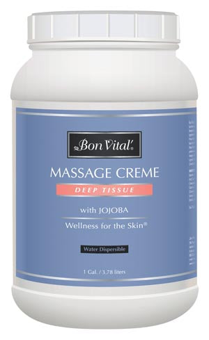 Deep Tissue Massage Creme, 1 Gallon Jar, 4/cs