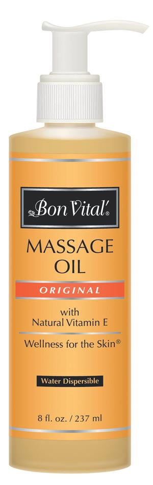 Original Massage Oil, 8 oz Bottle with Pump, 12/cs