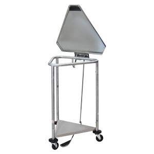 Hamper Triangular Space Saver Foot Operated Pneumatic Top