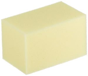 Temper Foam R-Lite Block, X-Soft, Yellow, 32/pk