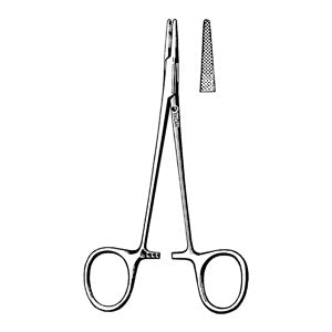 Baumgartner Needle Holder, Serrated, 5.25