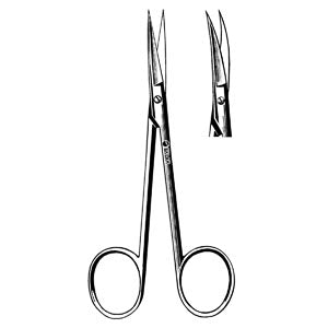 Iris Scissors, Curved, Sharp/Sharp, 3.5