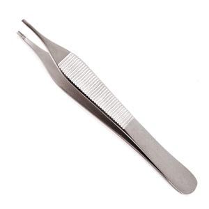 Adson Brown Tissue Forceps, 9X9 Teeth, 4.75