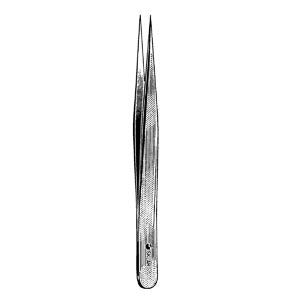 Jewelers Forceps, Style 1, with Fine Tip, 4.5