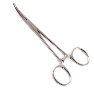 Kelly Hemostatic Forceps, 5-1/2 Curved 25/cs"