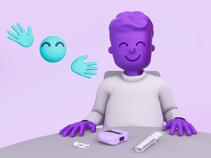 Buddy, the EasyOne Sky guided spirometry coach