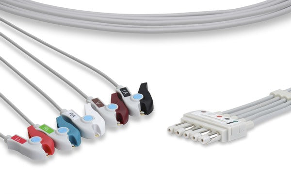 Cables & Sensors Spacelabs Compatible ECG Leadwire - 700-0006-37