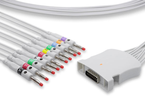 Cables & Sensors Midmark > Cardell Compatible Direct-Connect EKG Cable - 3-100-0203