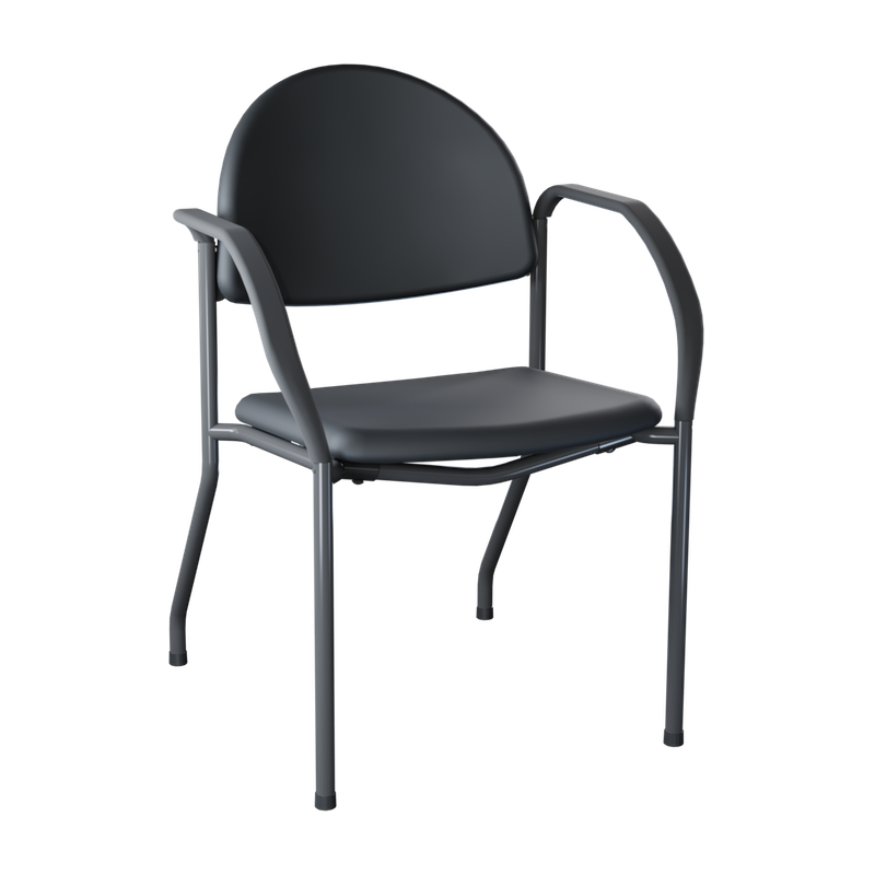 1250-Side-Chair-with-Arms_Black_Satin