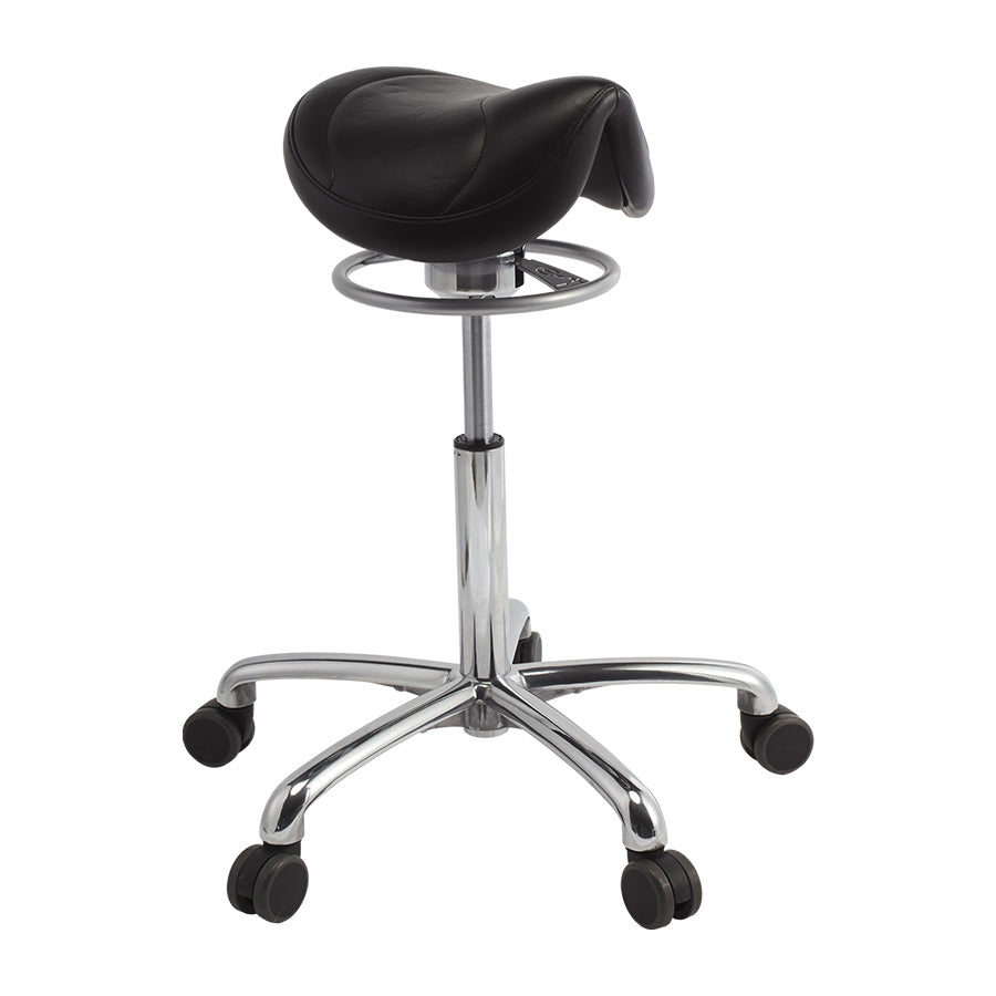 Brewer 135AS Amazone saddle stool in Raven Wing
