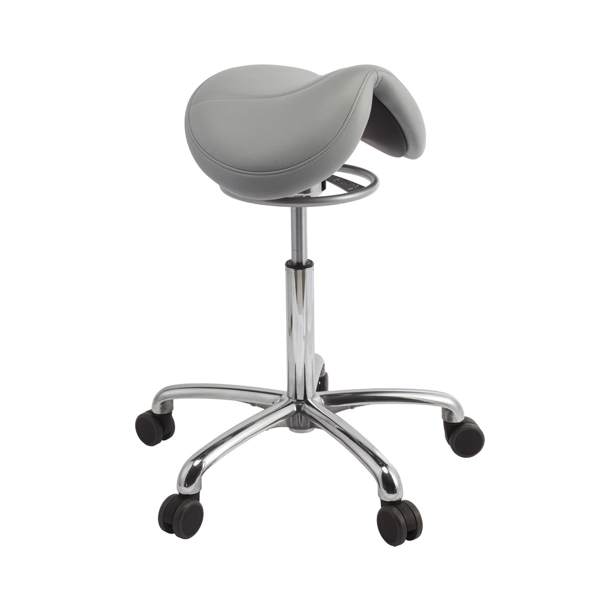 Brewer 135 Series Saddle Stools - Jumper 135JS & Amazone 135AS - Jumper (17" seat) / High height / Dove Gray