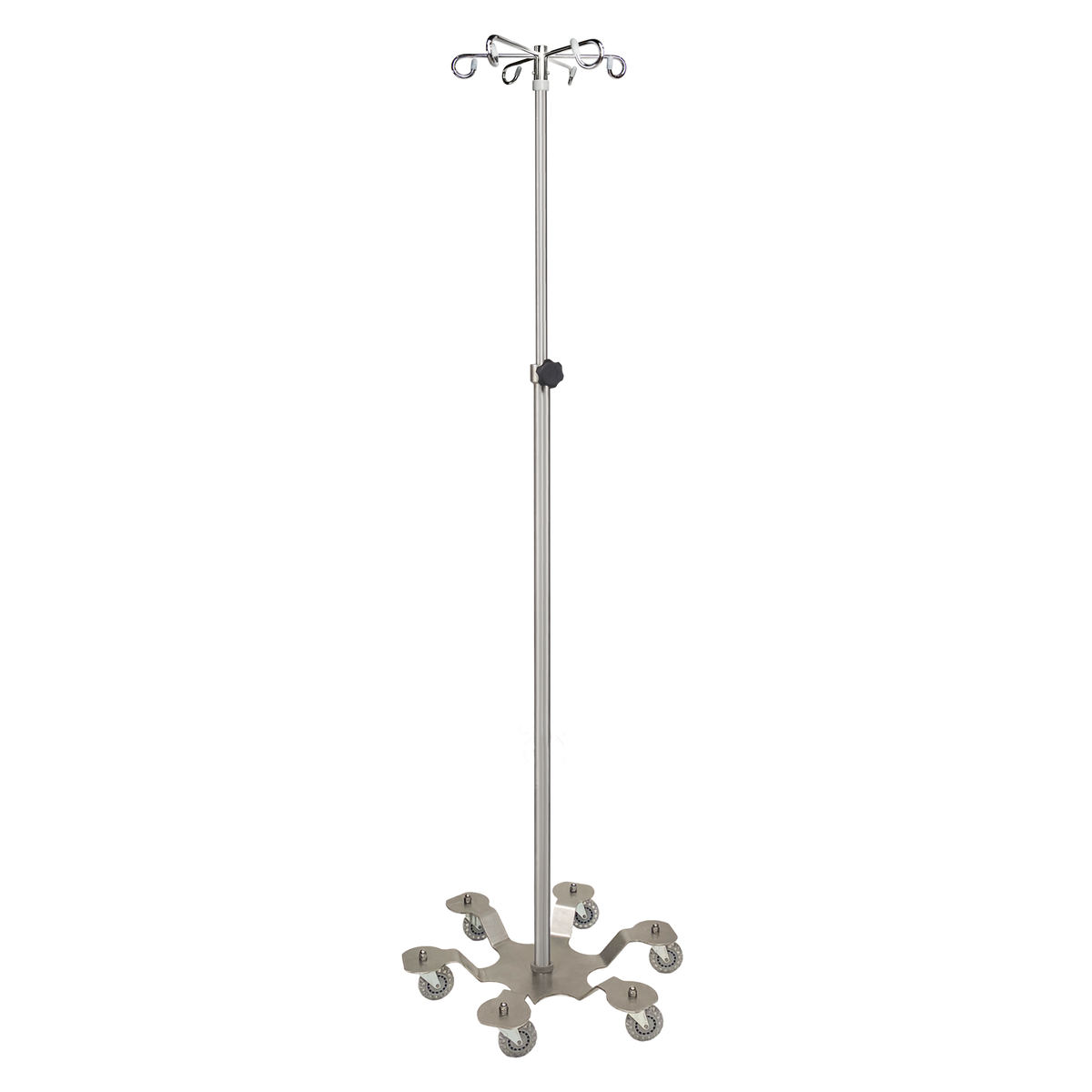 Blickman 1371SS-6 IV stand with 6 hooks