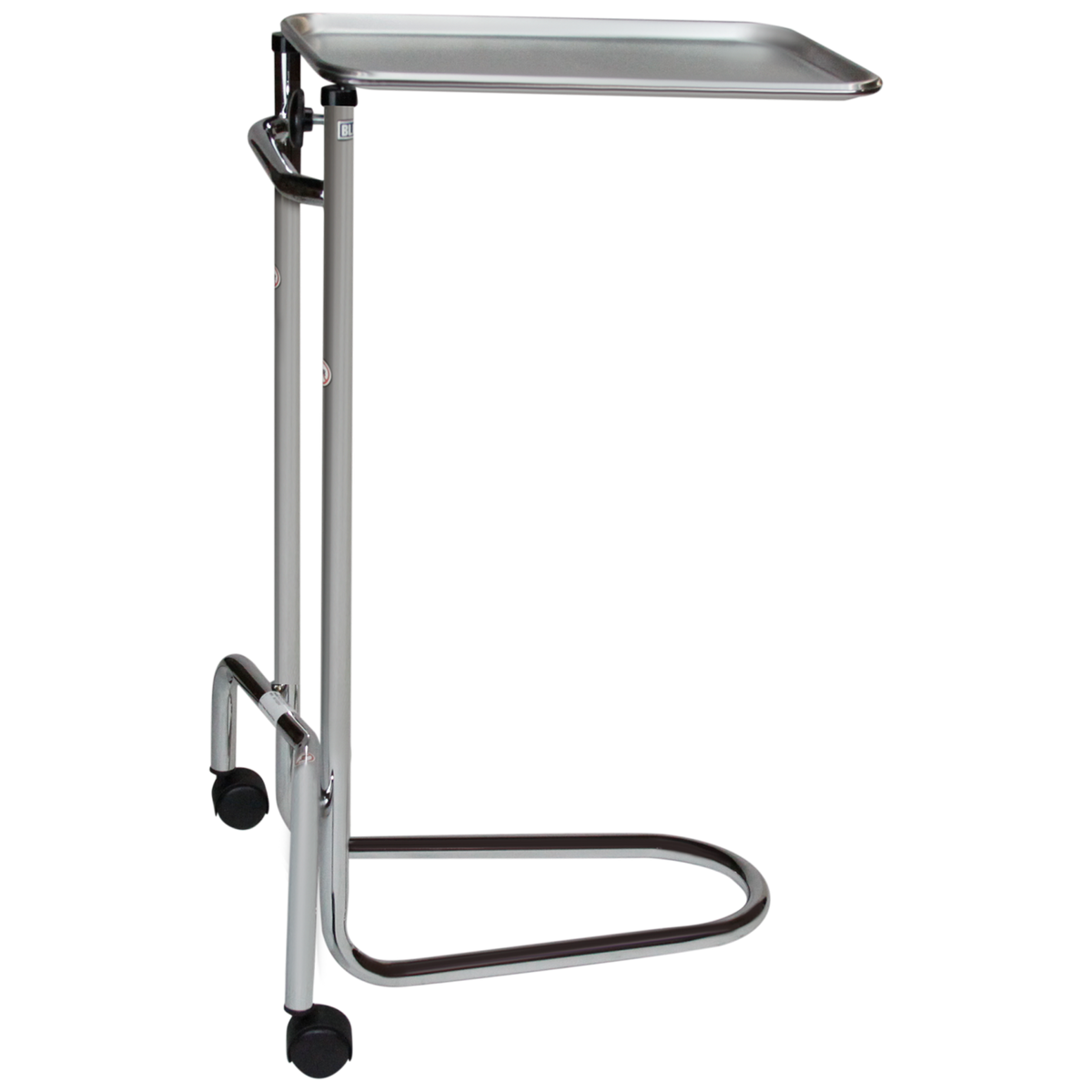 Blickman 1510 double-post chrome Mayo stand