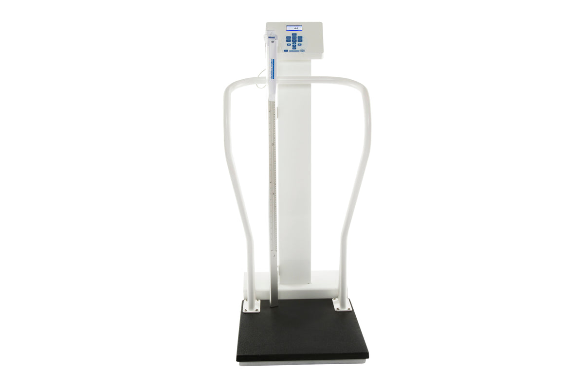 Health o meter 245EHR digital height rod mounted on platform scale