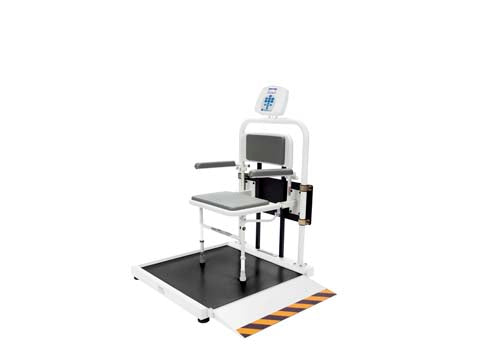 Health o meter 2500CKL wheelchair scale with fold-away seat