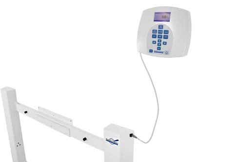 Health o meter 2900KL-AM wall-mounted fold-up wheelchair scale - view 3