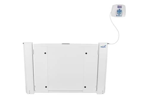 Health o meter 2900KL-AM wall-mounted fold-up wheelchair scale - view 4