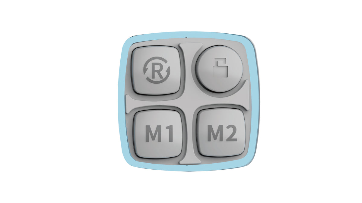 Silverfox hand remote with memory