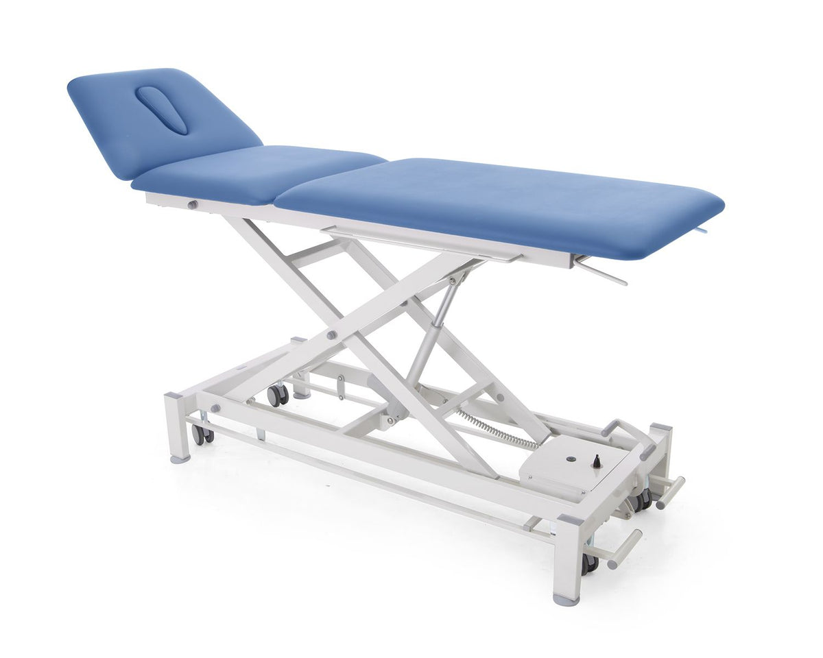 Chattanooga Galaxy 3 Section electric treatment table in Blue