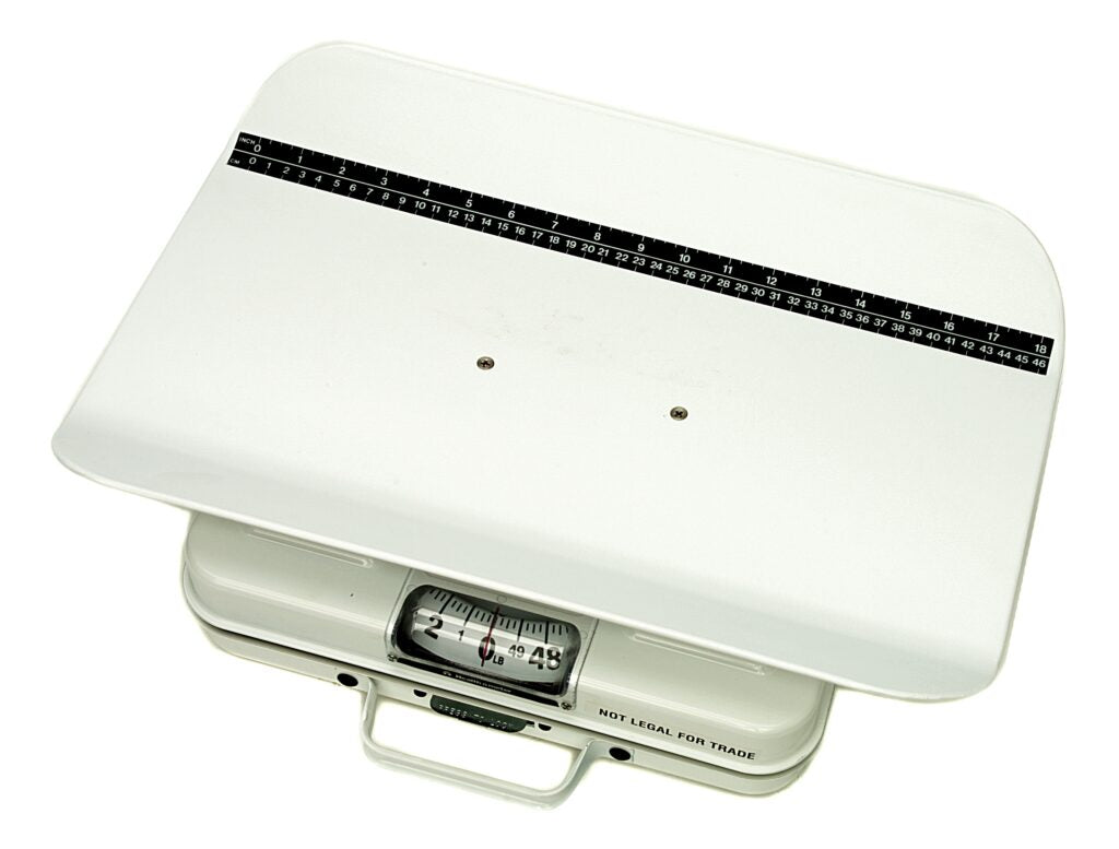 Health o meter 386S-01 mechanical pediatric tray scale