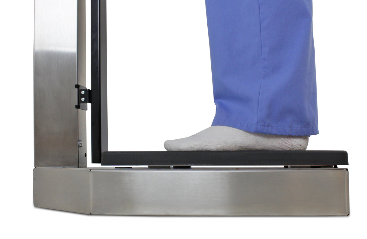 Detecto 439S Stainless Steel Physician's Beam Scale with Height Rod - view 5