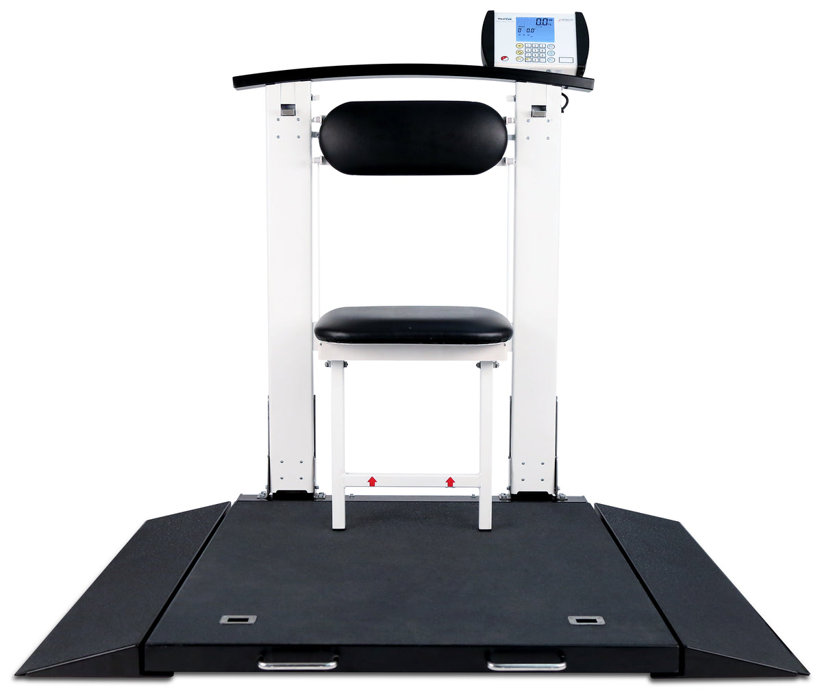 Detecto 6570 Portable Wheelchair Scale with Folding Column & Seat - view 2